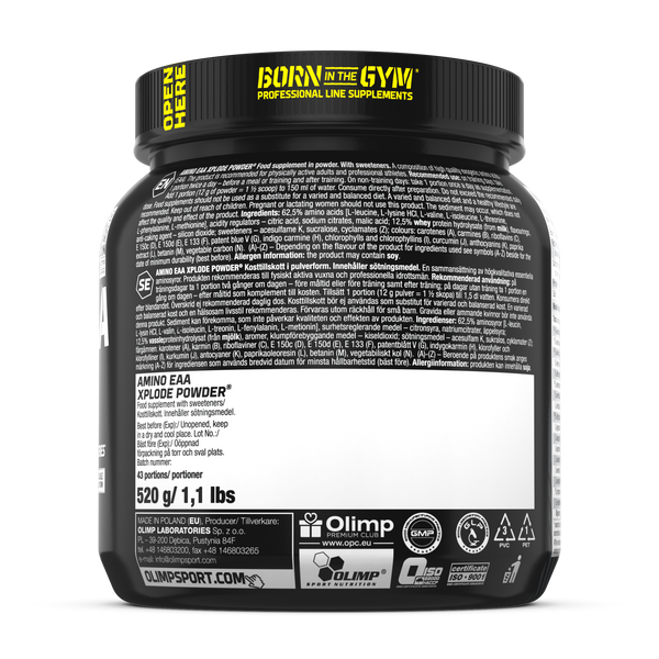 Olimp Amino EAA Xplode Powder - Ice tea Peach (520g)