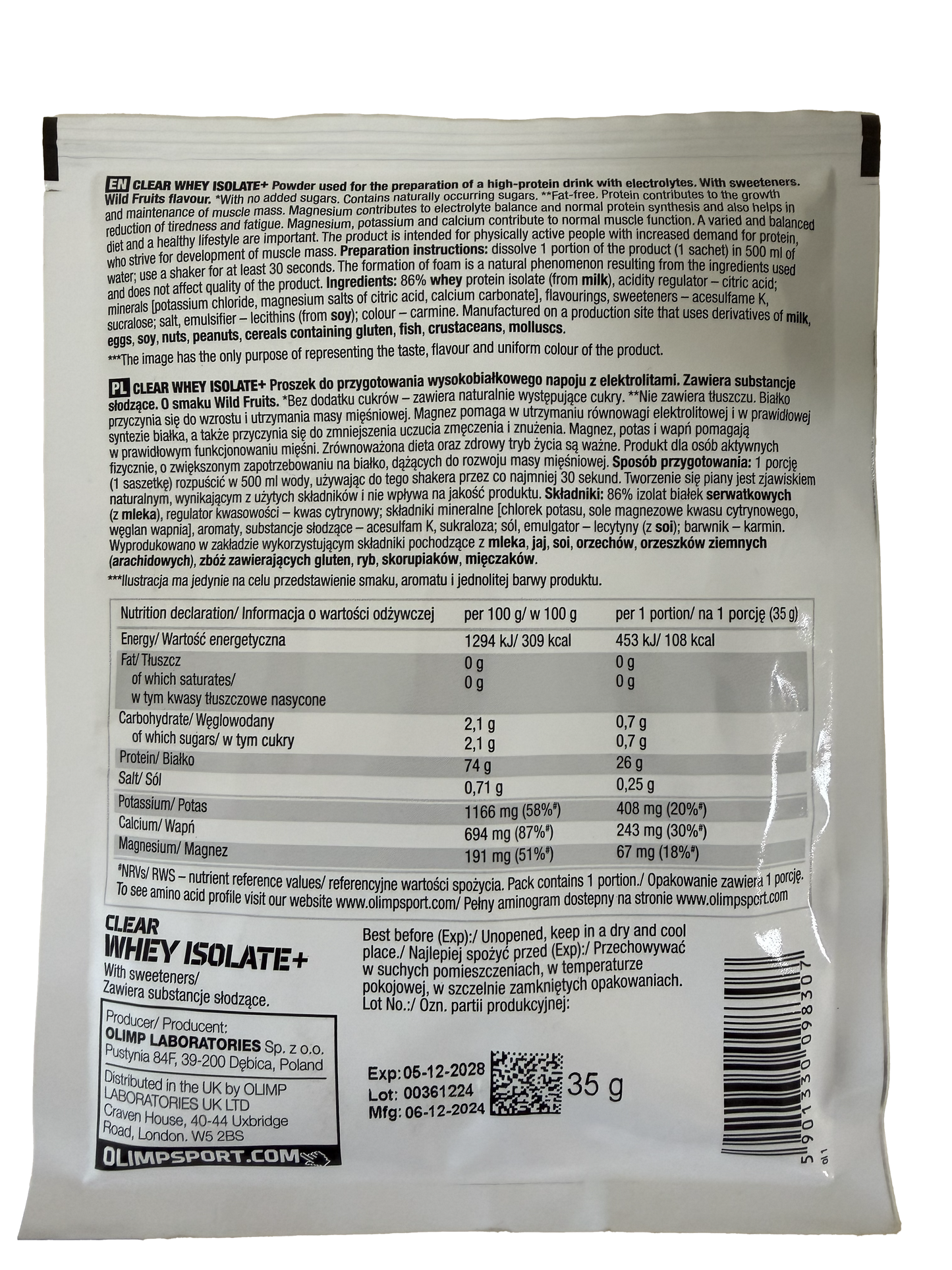 🎁 CLEAR WHEY ISLOATE+ (100% off)