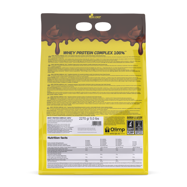 Olimp Whey Protein Complex 100% – Double Chocolate (2.27kg / 5 lbs)
